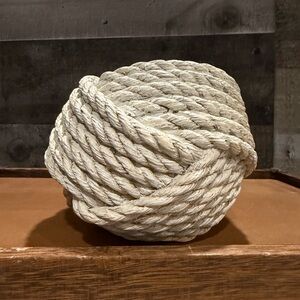 Decorative Rope Knot Ball plant holder